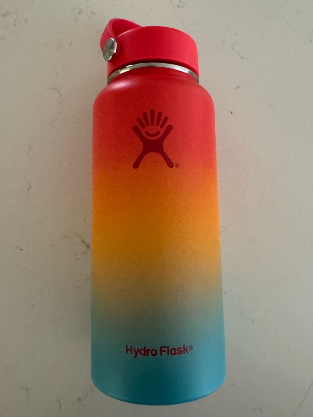 Hydro Flask Hawaiian Rainbow 32 oz Shave Ice Limited Edition Ombré Water Bottle